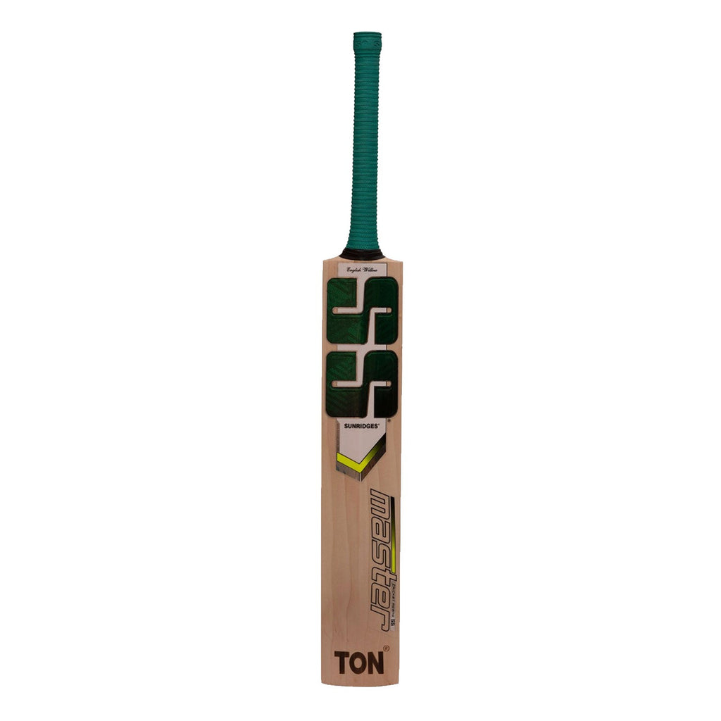 Full back profile of the SS Master 1000 English Willow Cricket Bat highlighting its impressive spine.