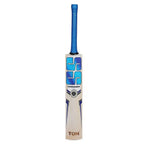 SS Premium English Willow Cricket Bat short handle with cushioned grip for control and comfort.