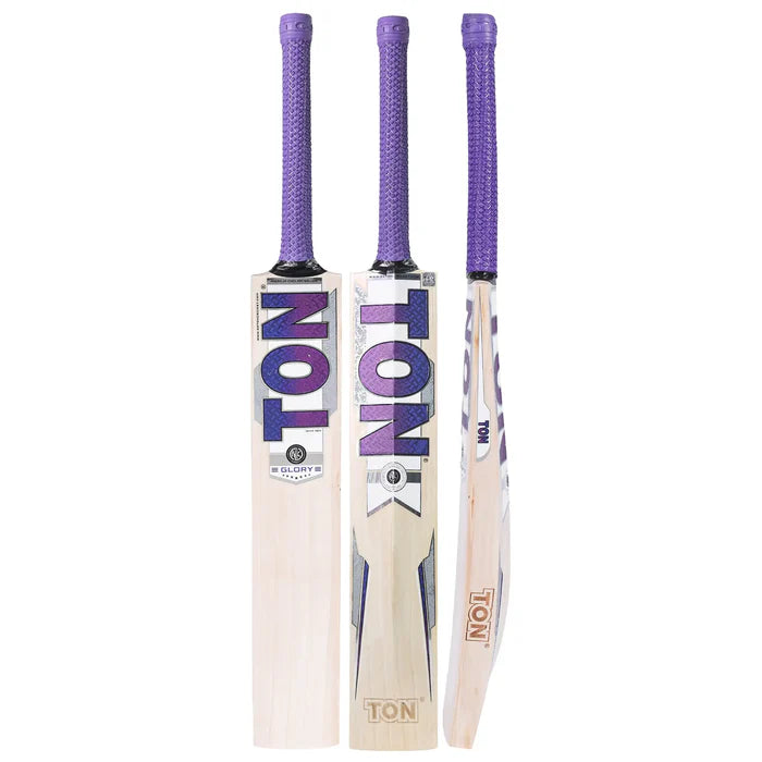 SS TON Glory English Willow Cricket Bat with premium grip and clean face.