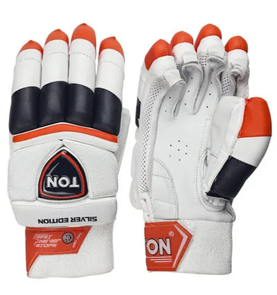SS Ton Silver Edition Batting Cricket Gloves