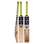 SS Ton Waves English Willow Cricket Bat front face showing clean grains and wide play area.