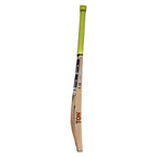 Durable toe guard construction on SS Ton Waves English Willow Cricket Bat for protection.