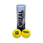 Set of 3 Wizal heavy tennis balls made in Thailand displayed on a plain white surface.