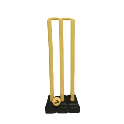 DS Sports Plastic Cricket Wickets (Yellow)