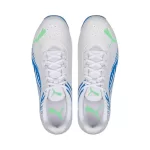 Puma 22 FH Rubber Cricket Shoes 2022 Puma White-Bluemazing-Neon